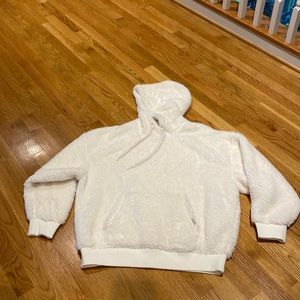 Loyra UGGfluff Hoodie - Cream - Size L